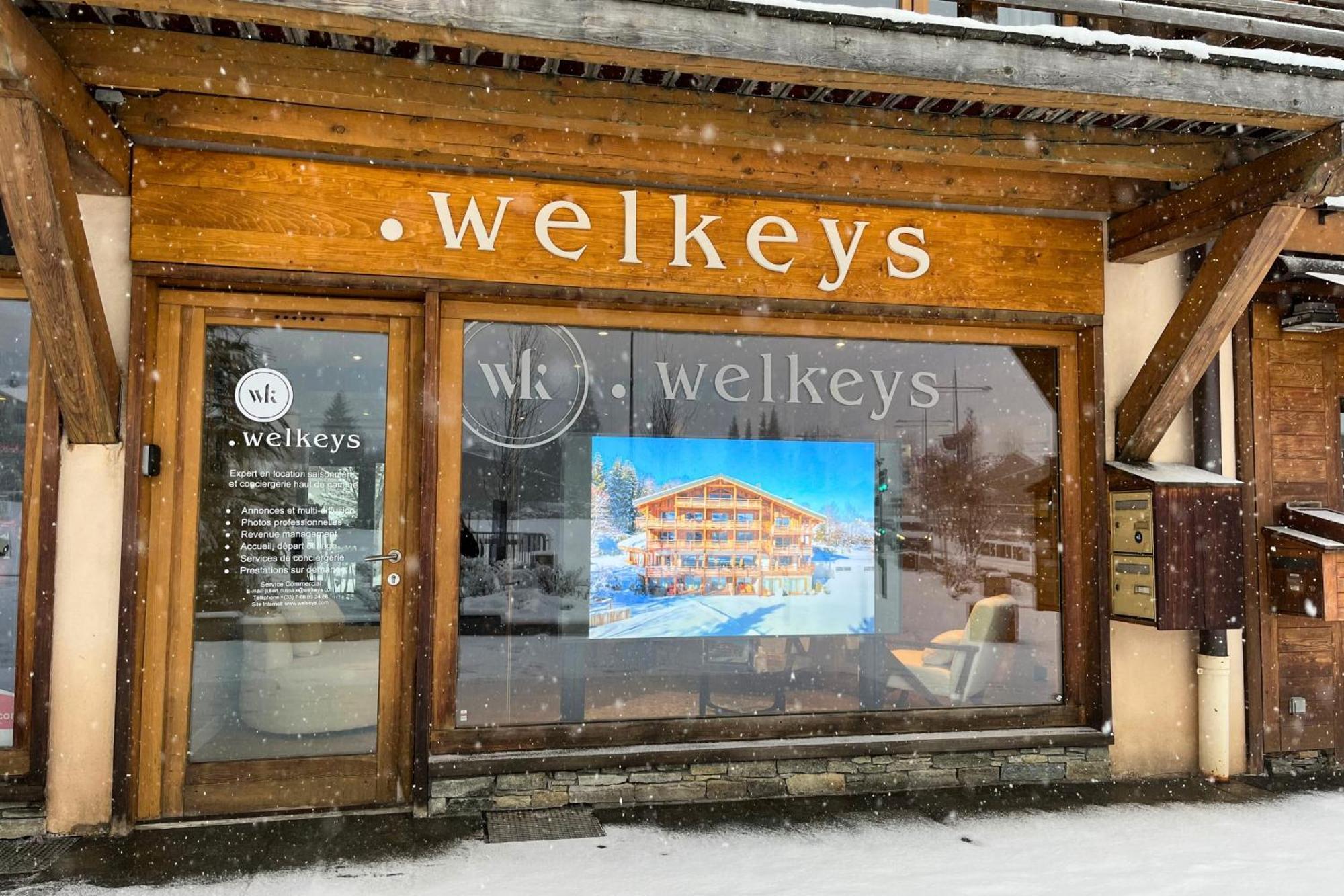 Appartement Du Flocon - Welkeys Megeve Luaran gambar